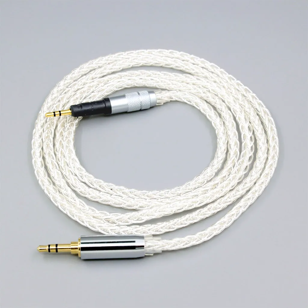 

8 Core 99% 7n Pure Silver Palladium Earphone Cable For Audio Technica ATH-M50x ATH-M40x ATH-M70x ATH-M60x 8405