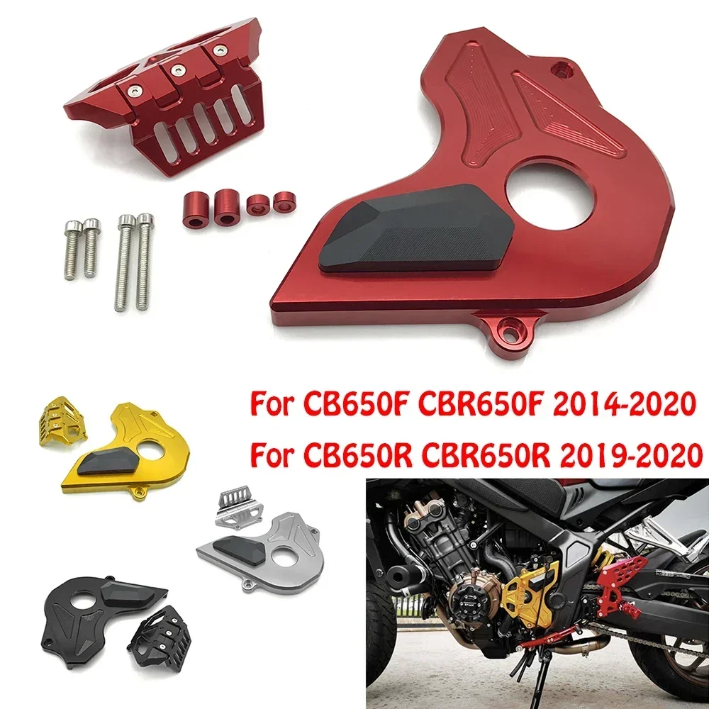 Motorcycle Accessories For Honda CB650F CBR650F 2014-2019 2020 CB650R CBR650R Front Sprocket Chain Guard Gear Protection Cover
