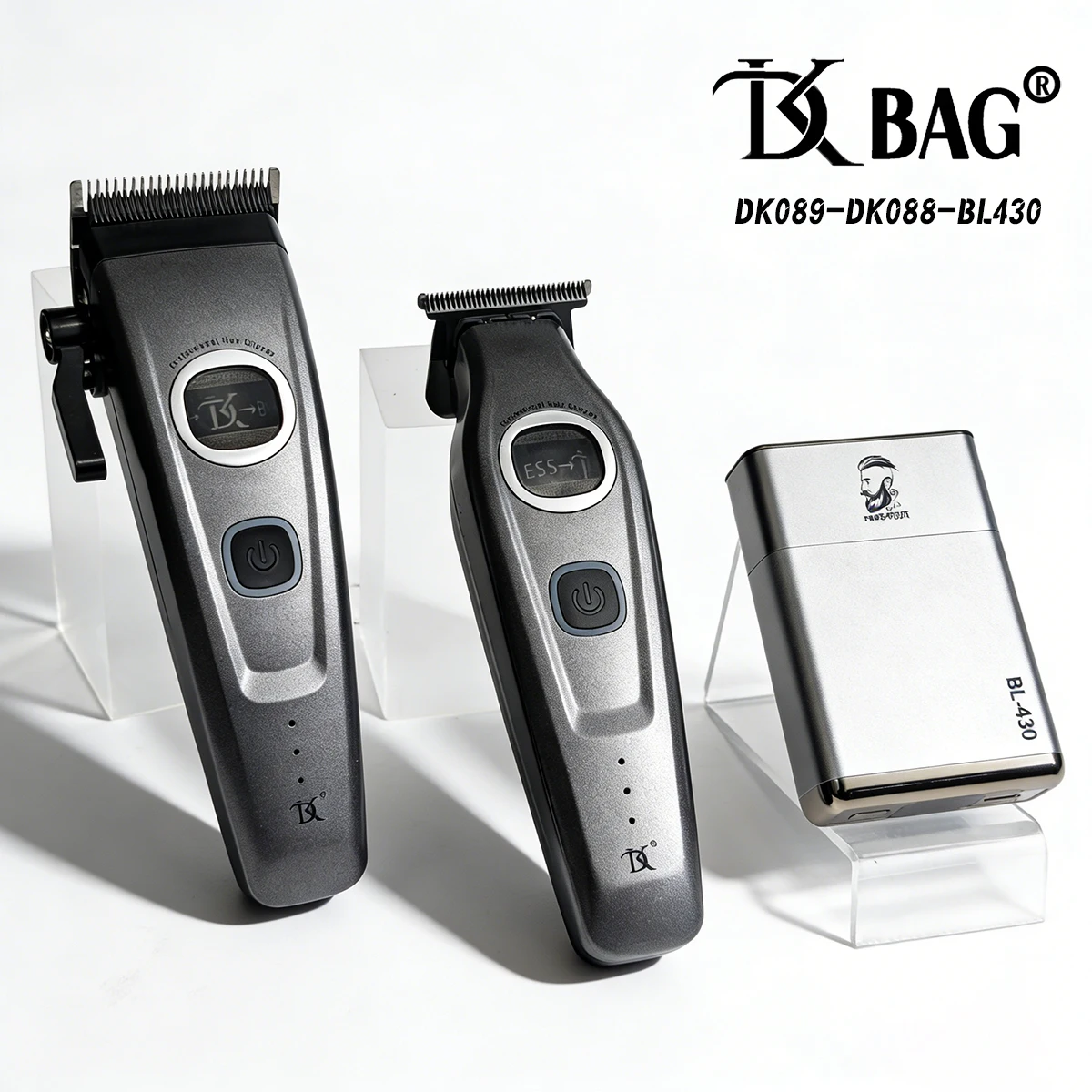 Professional Barber DK External Rotor Brushless Motor 7500RPM Hair Clipper Trimmer DLC Blade Mini Shaver 7000RPM Lightweight
