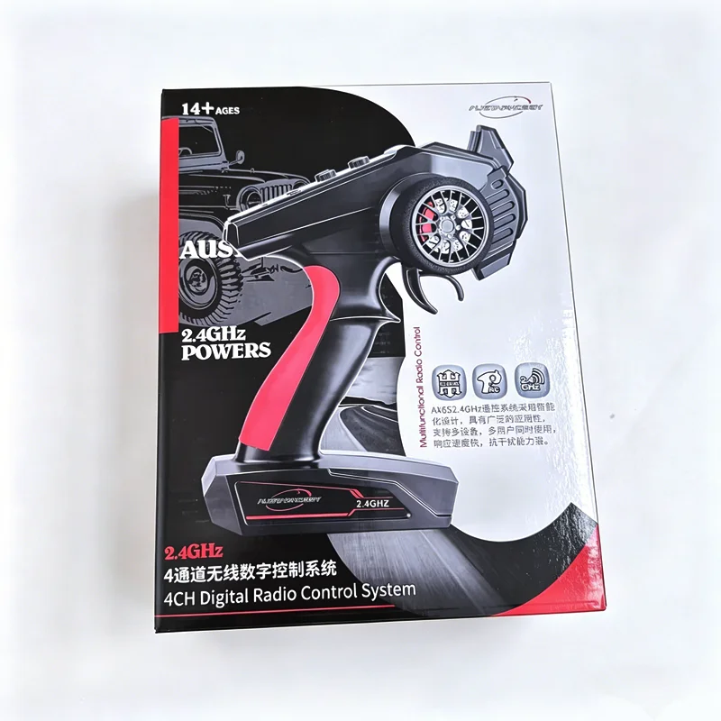 

Комплект радиоуправления AUSTARHOBBY AX-6S - 4-канальный передатчик 2.4G + приемник для радиоуправляемых моделей