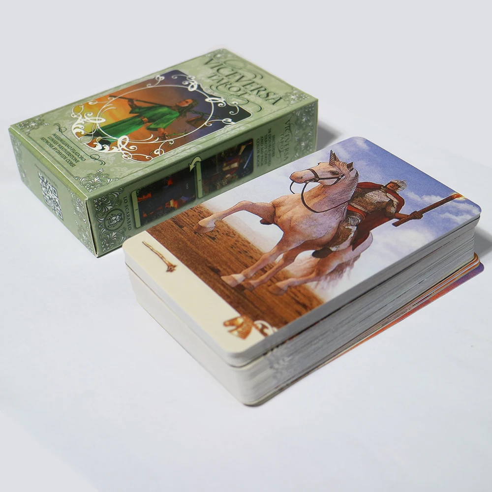 Vice Versa Divination Tarot Cards for beginners Deck Full English Tarot Cards Board Games Cards Factory Made with PDF guidebook