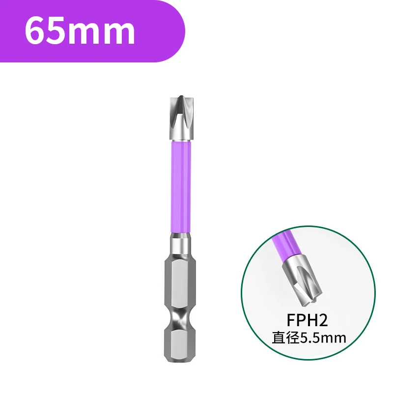 Chave de fenda magnética especial com fenda cruzada, cabeça de lote, chaves de porca fph1 fph2 fph3 para interruptor de soquete, ferramentas