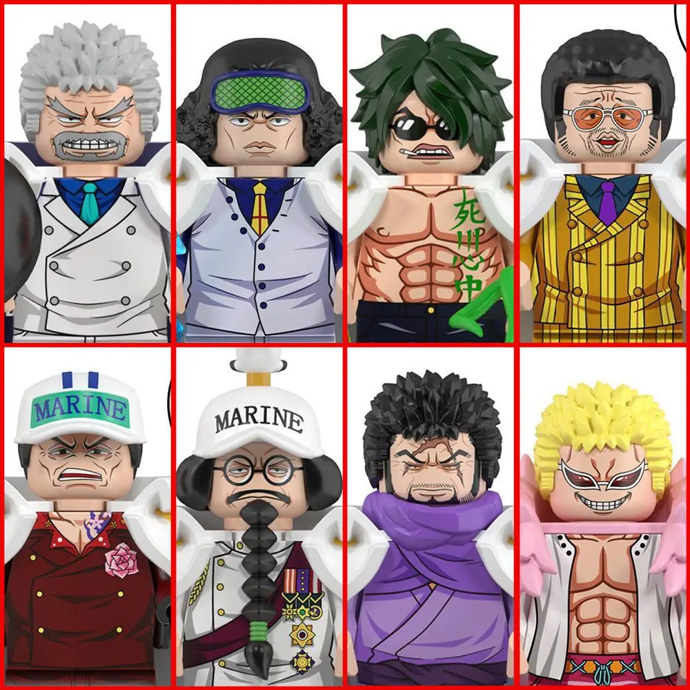 wm6189 Neues Modell Luffy Zoro Nami Sanji Chopper Bausteine Mini-Actionfiguren Zubehör Halloween Weihnachtsgeschenk
