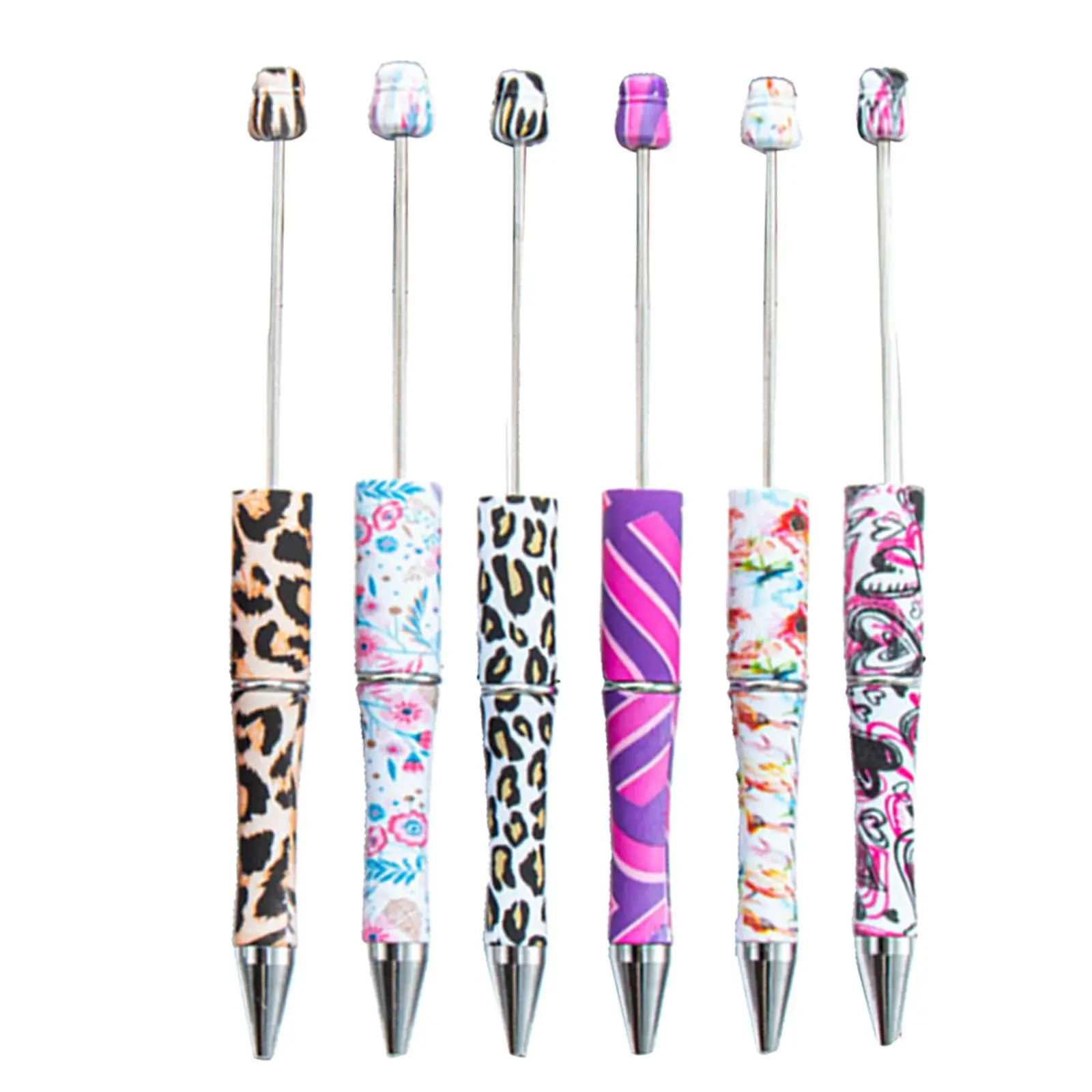 10x ลูกปัดปากกาลูกปัดปากกาลูกลื่นปากกาลูกปัดสําหรับ Office Exam ห้องเรียน