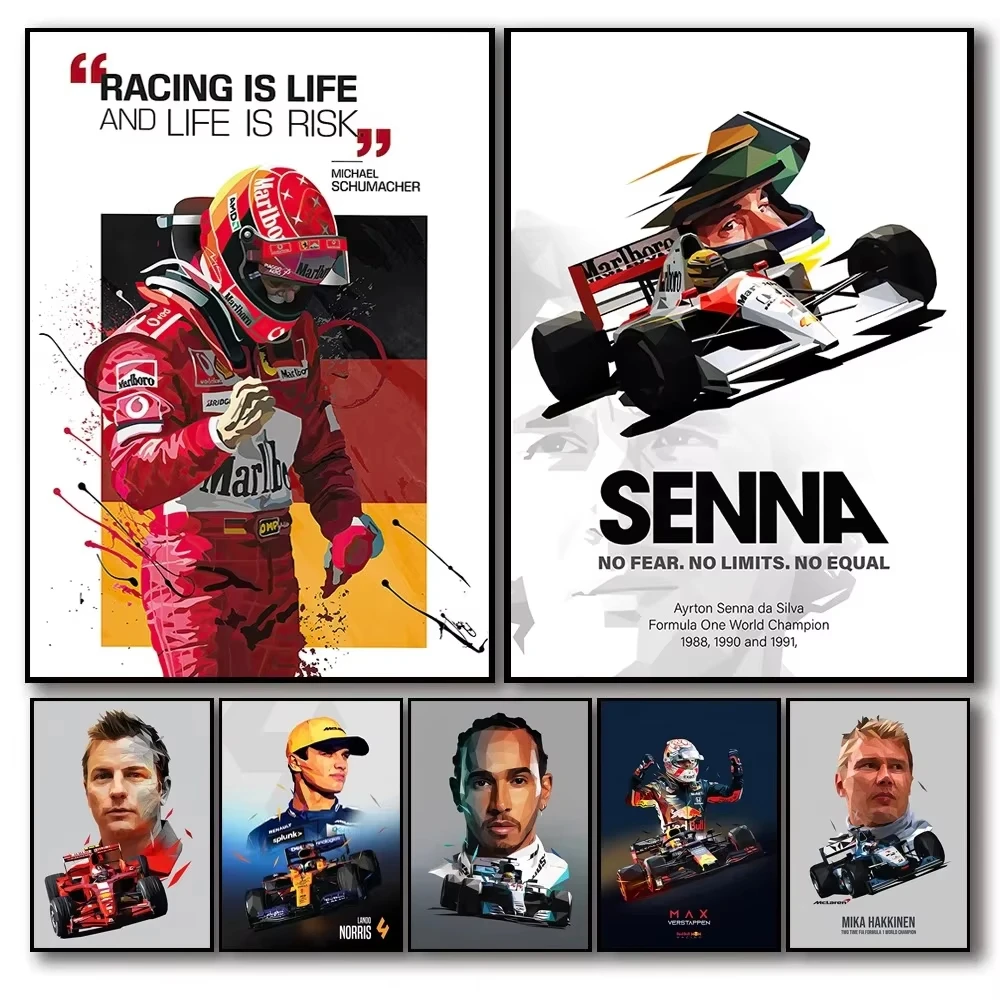 f1-campeao-mundial-racer-ayrton-senna-graffiti-corrida-formula-1-cartaz-pinturas-decorativas-lona-arte-da-parede-fotos-decoracao-de-casa