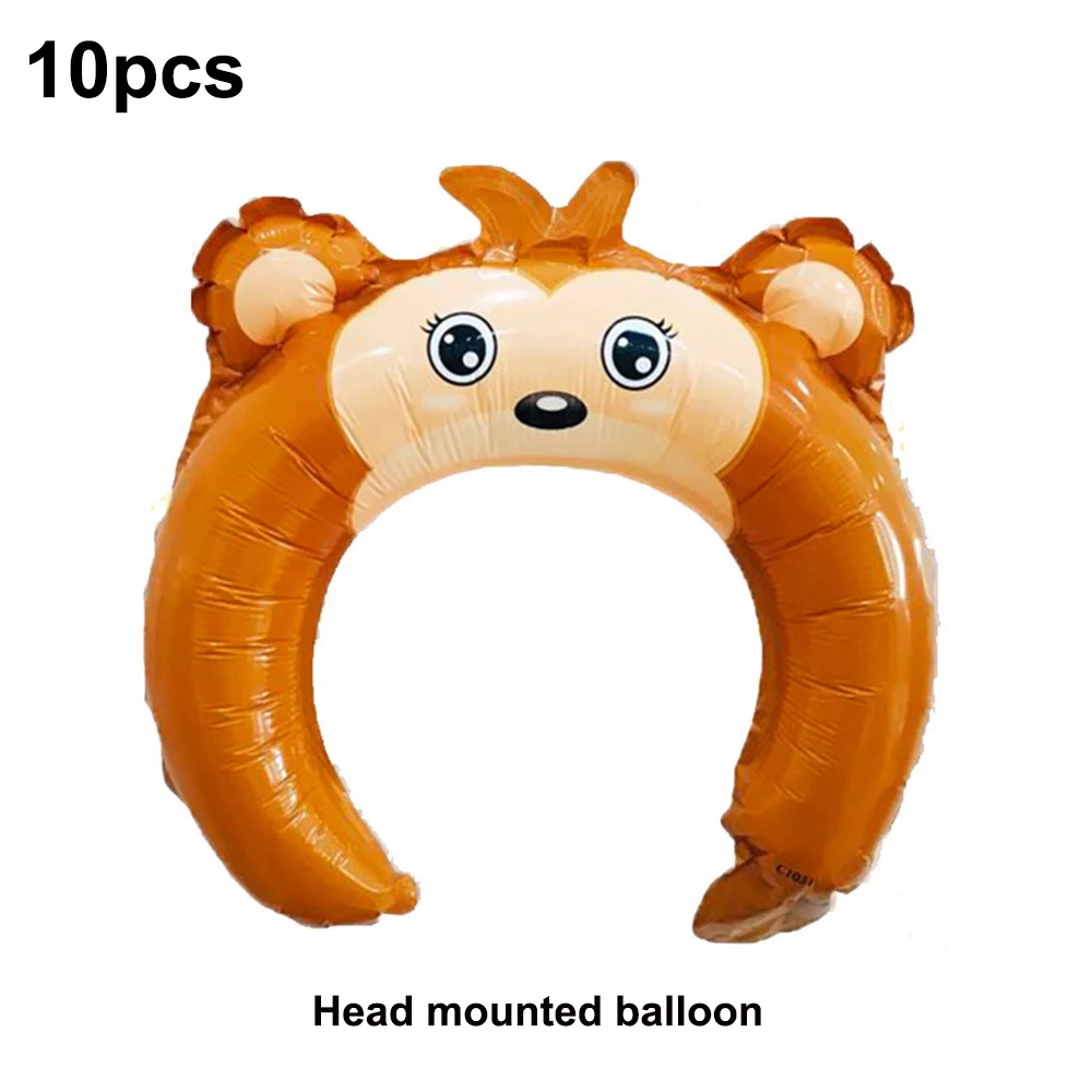 Monkey Jungle Safari Birthday Banner Decor Cute Monkeys Party Backdrop Cake Toppers Balloon Baby Shower Wild Theme Party Supplie