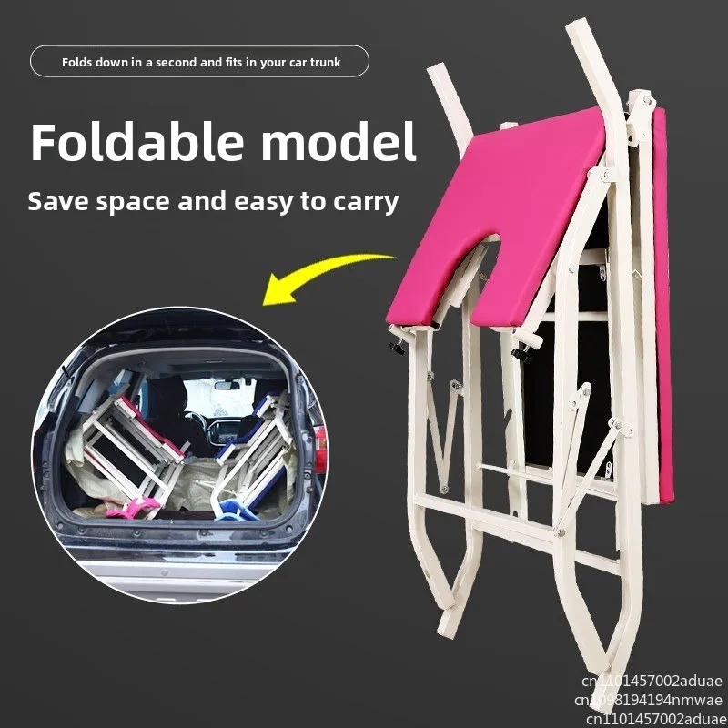 Reinforced installation-free foldable gynecological examination bed Private medical outpatient  bed Simple delivery bed Portable