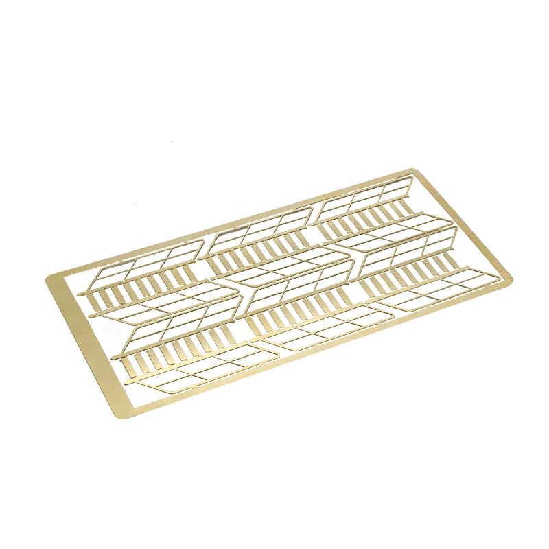 1Set Simulated Model Ship Etching Ladder 1:72 1:100 1:150 1:200 Brass Etched Sheet Micro Stairs for Remote Control Boat Assembly