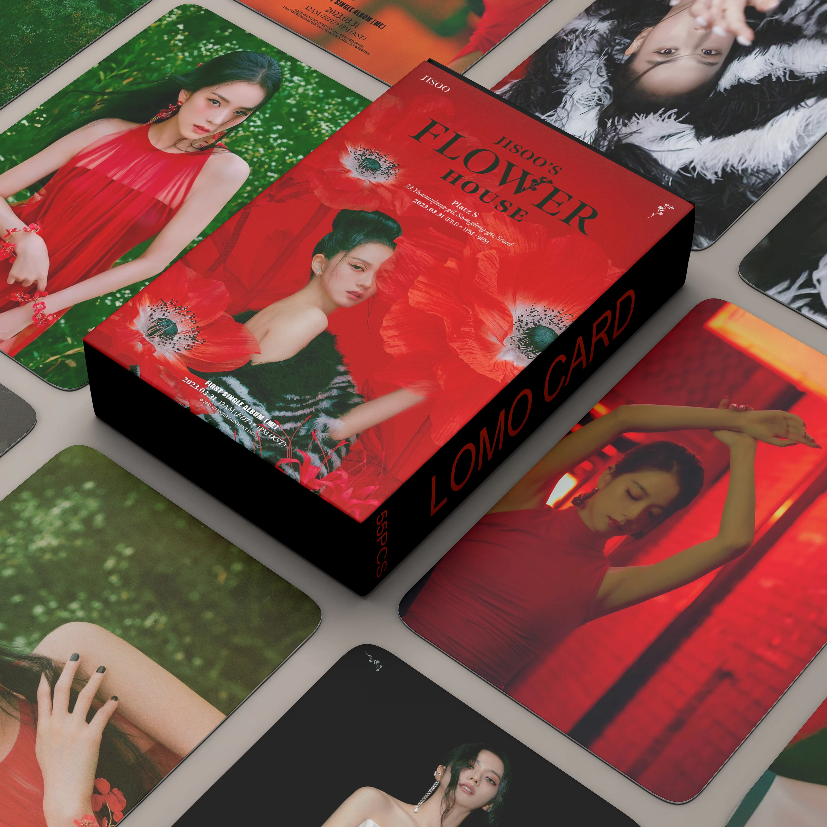 BP ピンクインク JISOO ME キム・ジスー SOLO アルバムカード FLOWER カード