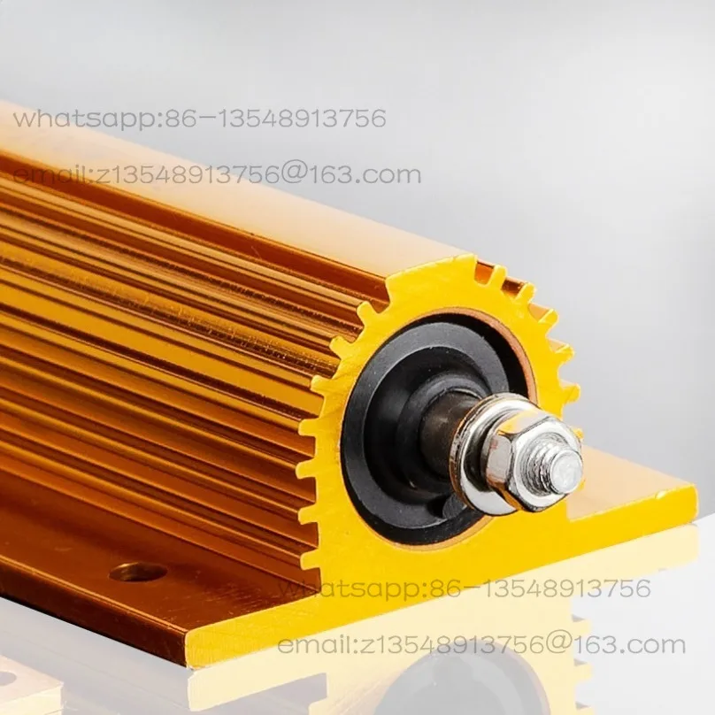 

Резистор RXG24 высокой мощности в золотистом алюминиевом корпусе 25W/50W/100W 1K/2K/10K (при съемке обратите внимание на значение сопротивления)