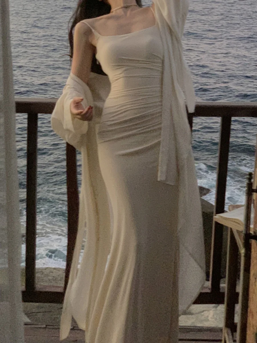 Manteau irt de Protection solaire ample, coréen, léger, élastique, Ele Long, Cardigan ouvert, vêtements d'extérieur mi-longs