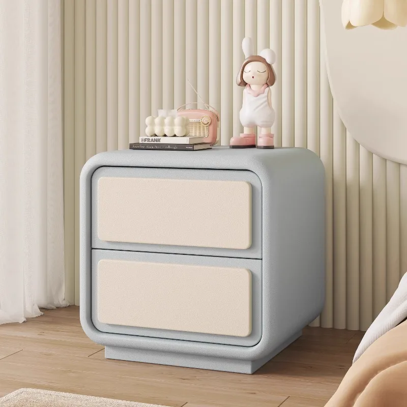 

Wood Bedroom Bedside Table Mobile Cabinets Librero Luxury Storage Drawers Nightstand Organizer Mesitas De Noche Hotel Furniture