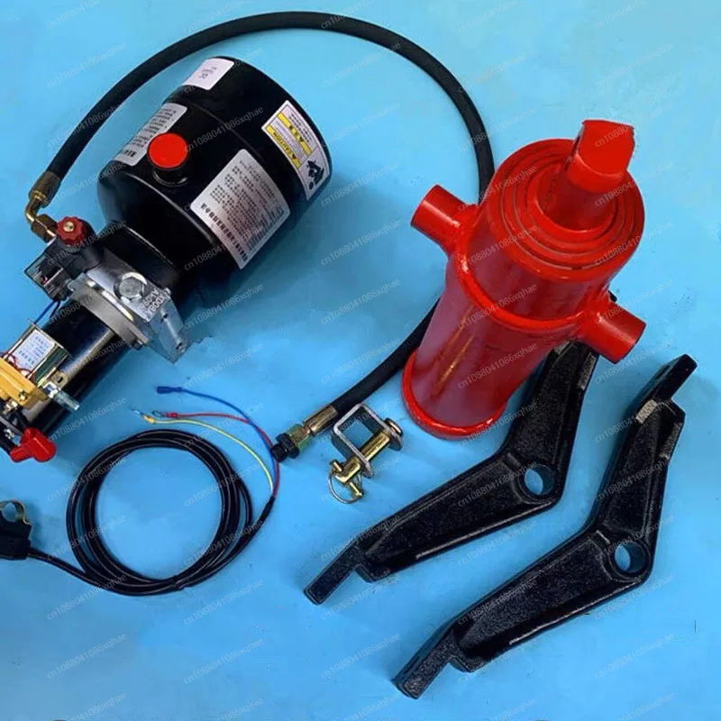 Electric Tricycle Hydraulic Dump Kit Electronically Controlled Lift 12V/24V/48V/60V/72V Dump Hydraulic Modification Parts