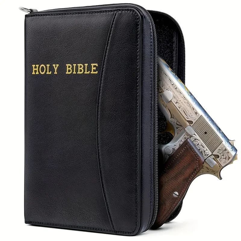 ของขวัญสําหรับพ่อของชายปกปิดกระเป๋าถือปืน,หนังนุ่มปืนพก,ซิปล็อค, ปืนพกสําหรับจัดเก็บหรือ Trans