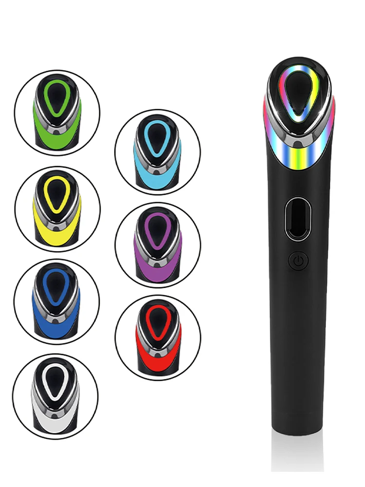 7 Farben Age-R Booster Pro Anti-Aging Schönheitsgerät Hautstraffung Faltenentferner Elektrischer Augenmassager Gesichtslifting