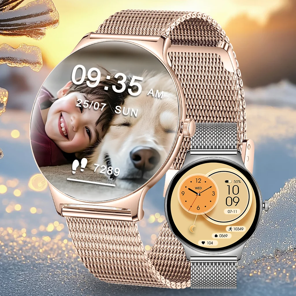 

New Fashion Smart Watch Women Gift 1.43"AMOLED 466*466 Display Always Show Time Heart Rate Waterproof Bluetooth Cal Smartwatch