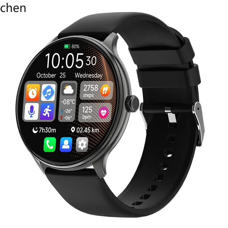 ZML Bluetooth Watch Customizable Dial Heart Rate Smart Long Battery Life