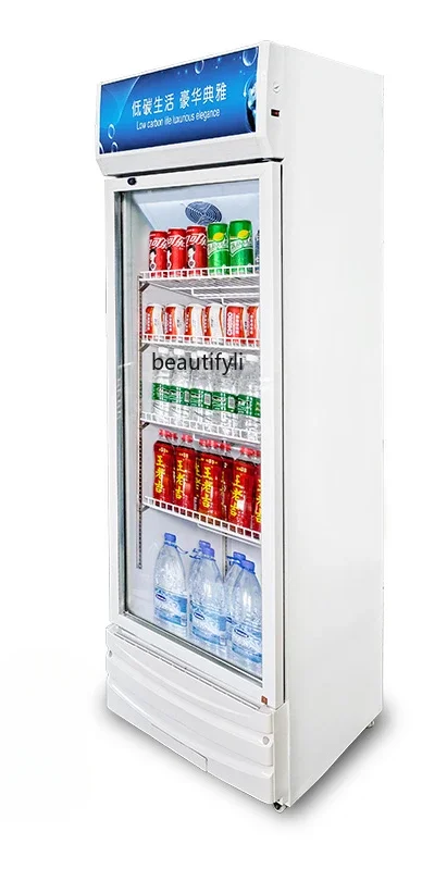 

Refrigerated Beverage Cabinet Display Fresh Cabinet Commercial Vertical Single Door Double Door Beer Refrigerator Freezer