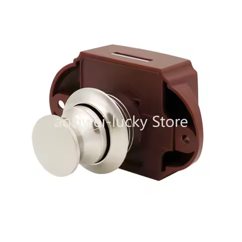 Camper Car Push Lock Rv Caravan Boat Motor Latch Button Locks Furniture Drawer Latch Door Lock Hardware