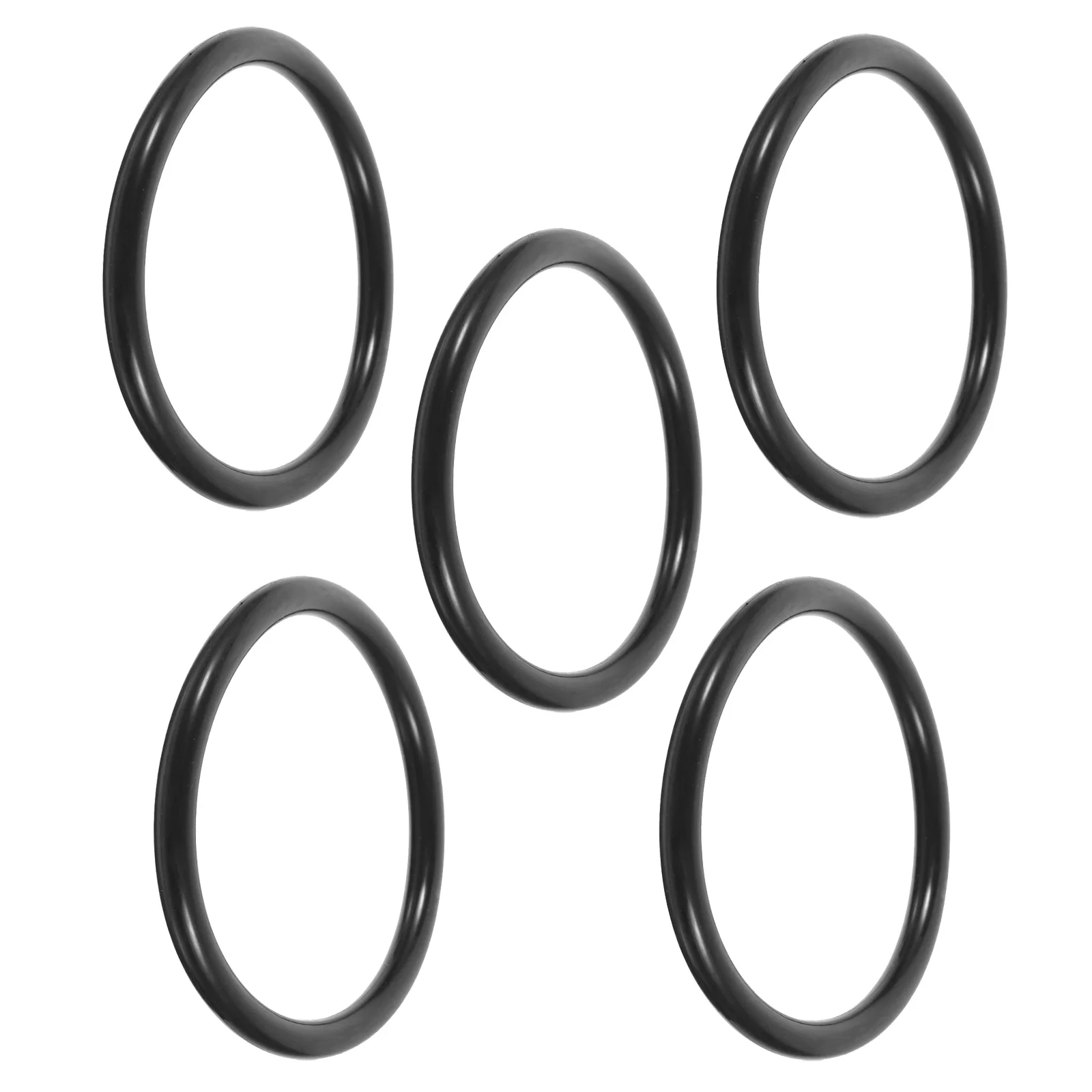 

5pcs Music Bowl Washer Rubber Gasket Black Cushion for Singing Tibetan Bowls Protective Mat Sound Pad Lightweight Elastic
