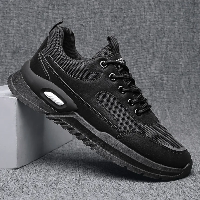 Zapatillas deportivas transpirables hombre gamuza plataforma - imagen 2