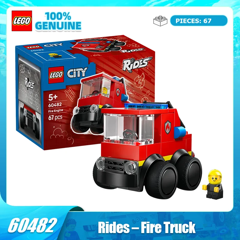 

LEGO Building Blocks City Series 60482 Вихревой Флот - Пожарная машина Игрушки для мальчиков и детей Подарки на день рождения