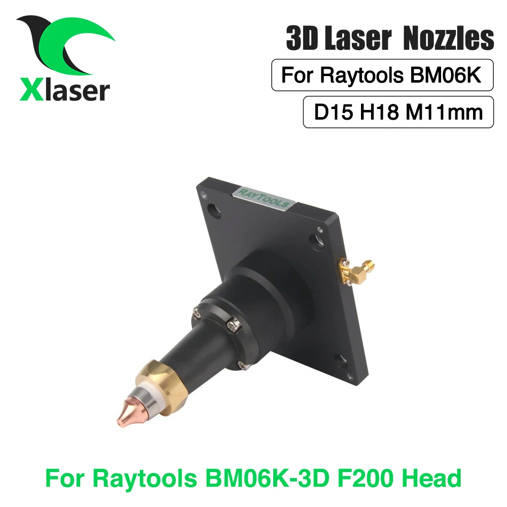 Imagem -06 - Xlaser-raytools 3d Laser Bico Diâmetro 15 mm H18 M11 Calibre 1.04.0 mm Camada Simples ou Dupla Raytools Bm06k3d F200 Cabeça 10 Pcs Lote