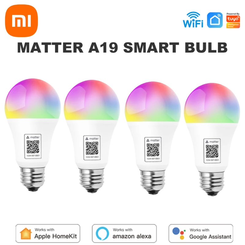 Xiaomi Smart Spotlights Wifi Smartcharge Led Rgb Smart Light Bulbs For Home With Alice E27 LED Bulb Lamp Google Home Alexa