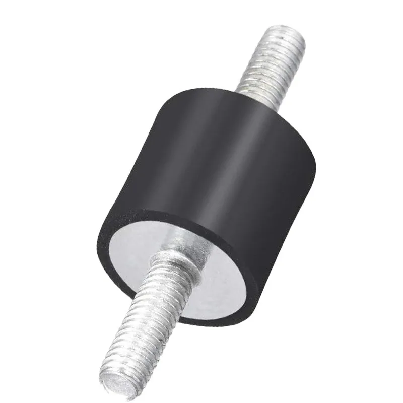 Duplo Macho Rosca de Borracha Amortecedores Anti Vibração Silentblock Boat Car Bobbin Shock Absorber Ferramentas m3 m4 m5 m6 m8 vv tipo