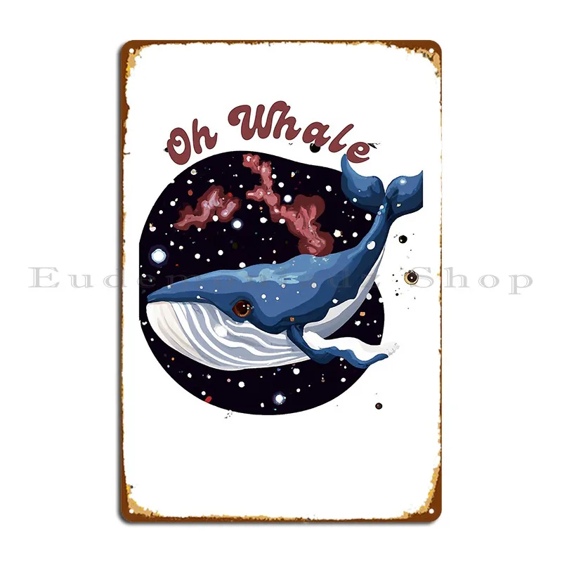Oh Whale Metal Sign…