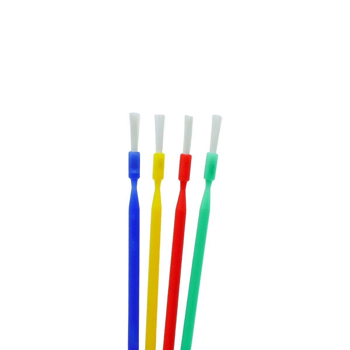 

100PCS/Bag Dental Lab Long Hair Brush Disposable Small Coating Brush Adhesive Fluorine Disinfection Oral Department Tools