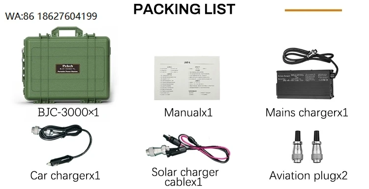 3000W Outdoor Portable Solar Power Station 110V 220V EU Plug Multifunctional Camping Travel Emergency Energy Storage