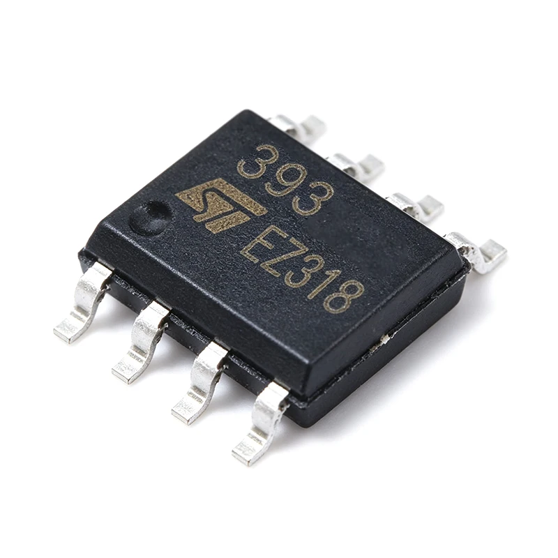 10pcs SMD LM393DT 393 SOP-8 voltage comparator IC chip LM393 100% brand new original genuine product