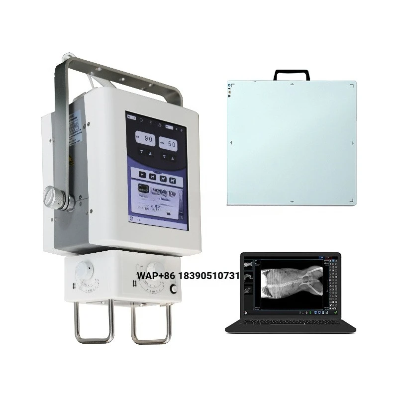 Medical portable digital x-ray machine 5kw hospital users and veterinary x-ray system mobile