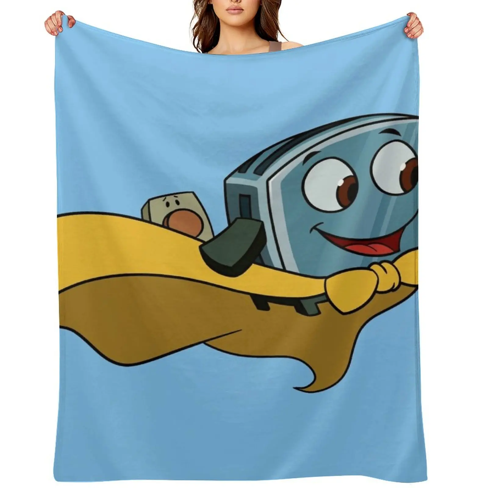 

Now This Little Toaster is Brave Throw Blanket decorative Hair Winter beds Luxury Brand Blankets