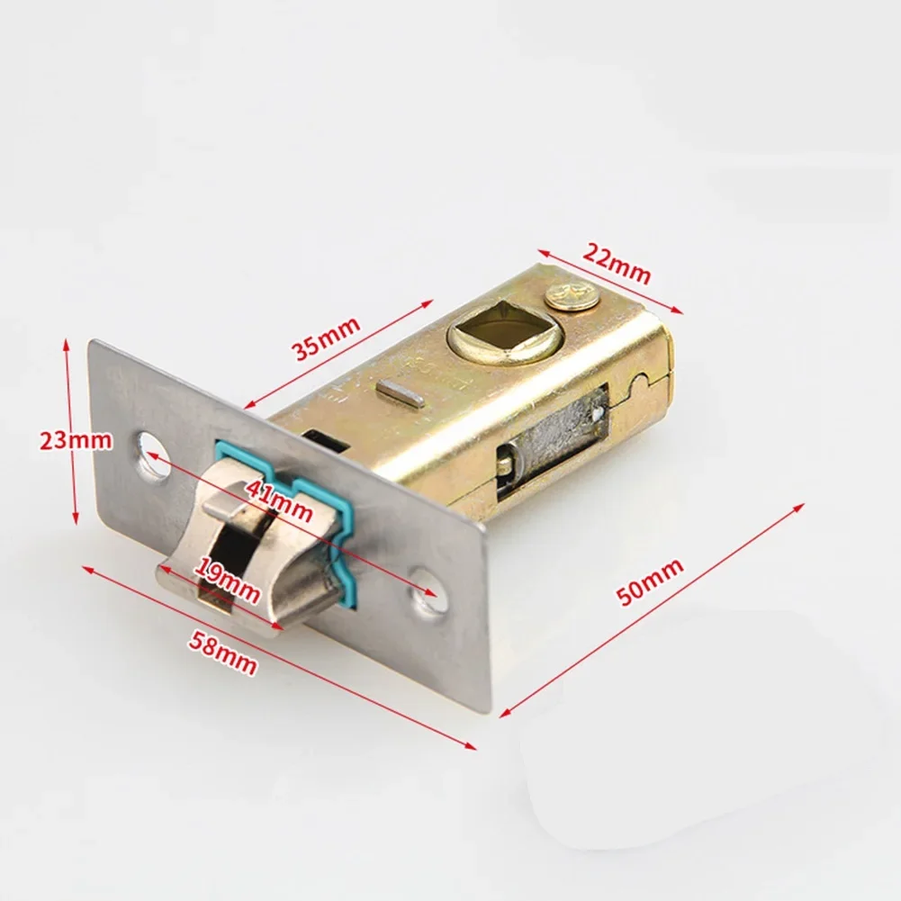 Door Hardware Tubular Latch 35mm For Internal Doors For Left For Nsprung Door Reversible Right Handed Rotatable