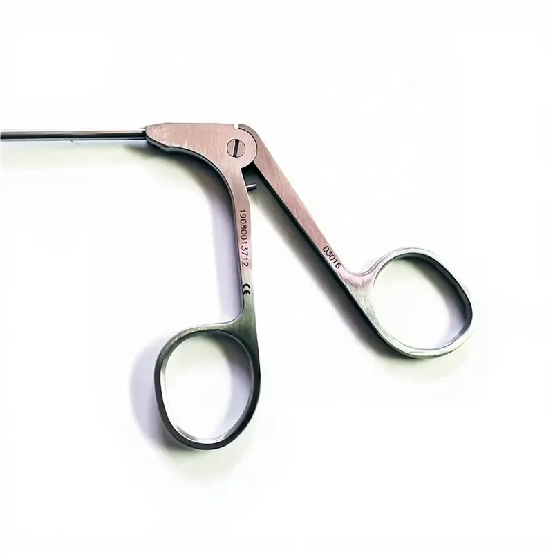 for ENT Endoscope Micro-laryngeal Forceps 45 Degree Head Upward Right 2x230mm Laryngoscope Surgical Instruments