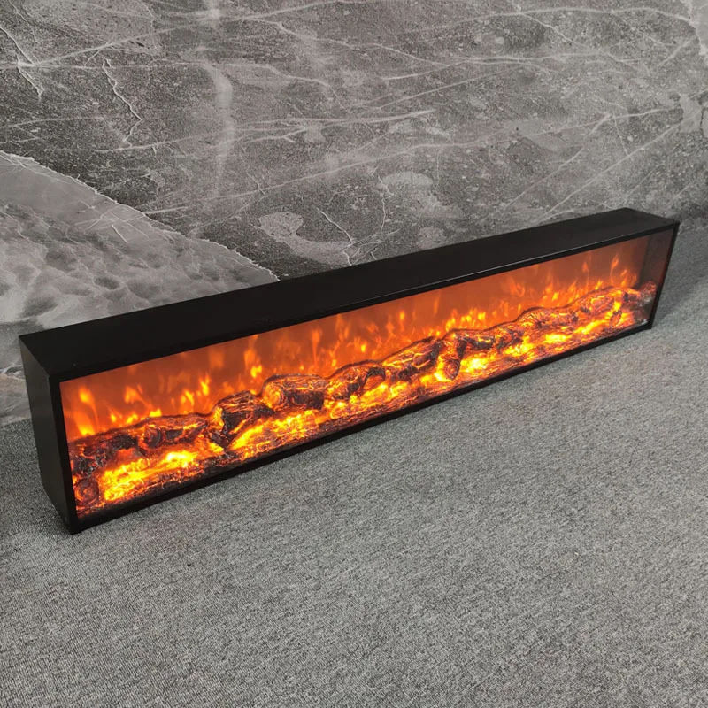 American style decorative fireplace core built-in simulated flame European fireplace TV cabinet background wall core heater