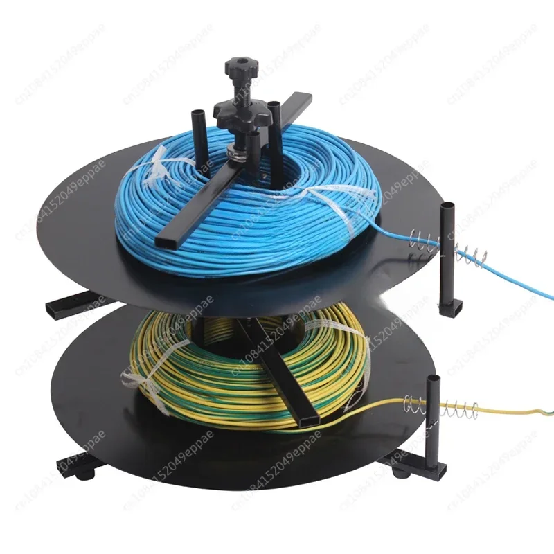 1/2/3/4 Layers Rotary Wires Feeder Tools Wire Pay-off Tray Cable Rotating Disc for Wires Stripping Cutting Machine