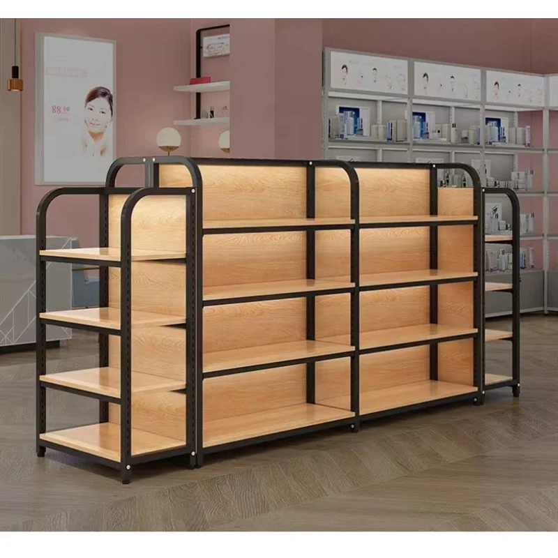 

2025customized.Cheap Cosmetics Shelf Retail Display Shelf Stand Grocery Store Display Racking