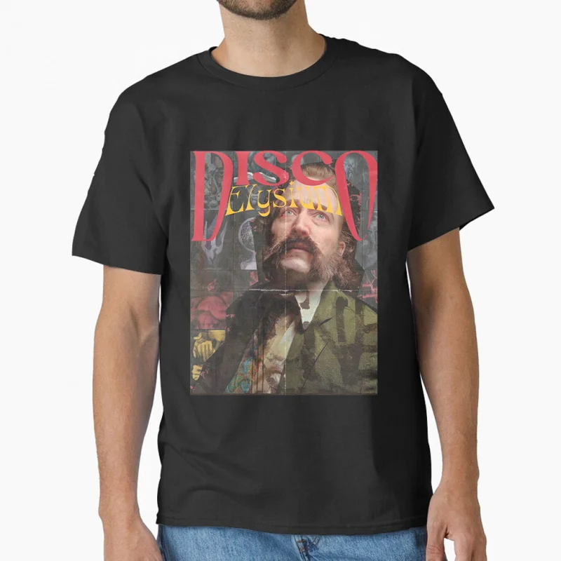 

0731 Funny Kim kitsuragi Anime Disco Elysium rpg video game Gift T shirt 100% cotton print large size Tops S-6XL mens clothing