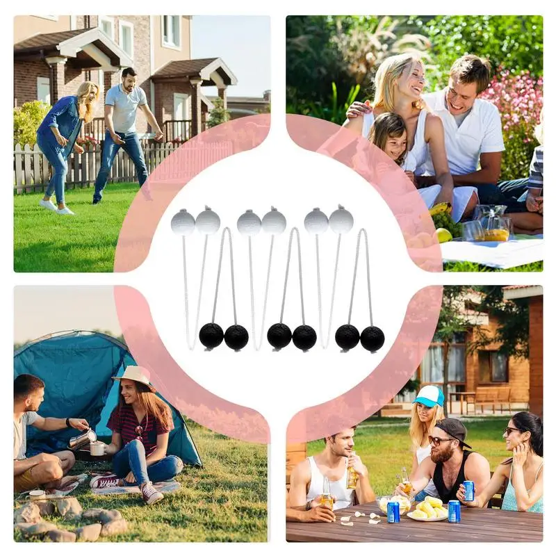 Ladderball Replacement Balls Ladderball Game Set Sport Accessories Step Toy Safe Throwing Equipment For Kids Girls Boys Yard