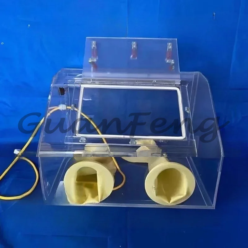 Sealed box, inert gas operated nitrogen gloves