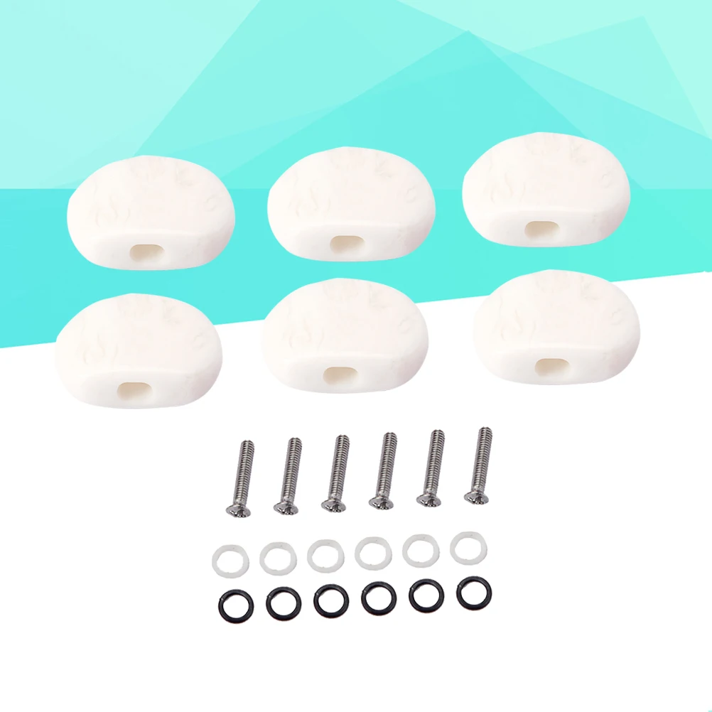 

String Accuracy Guitar Replacement Tuning Pegs White Electric Accessories