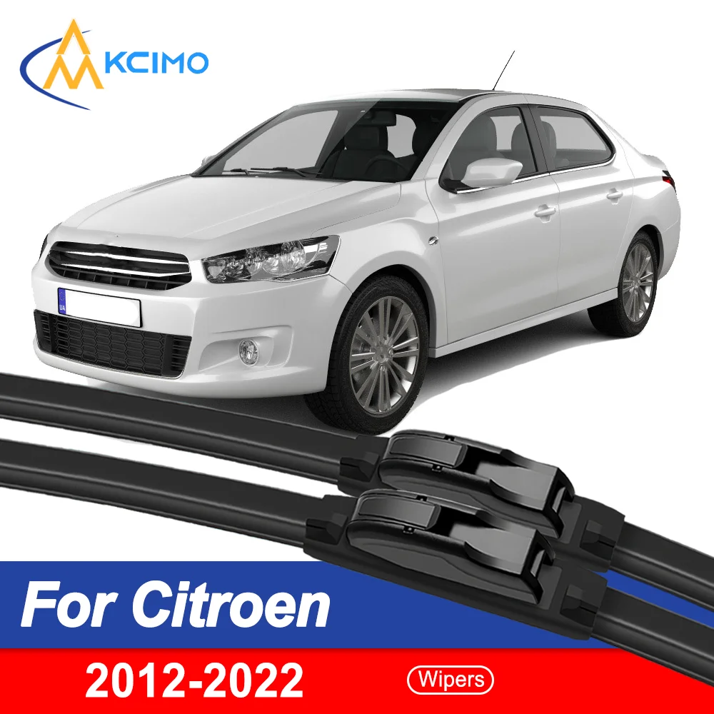 

Smooth & Silent Wiping 2PCS Wiper Blades for Citroen C-Elysee 2012–2022 All-Weather Performance Clear View Safe Driving