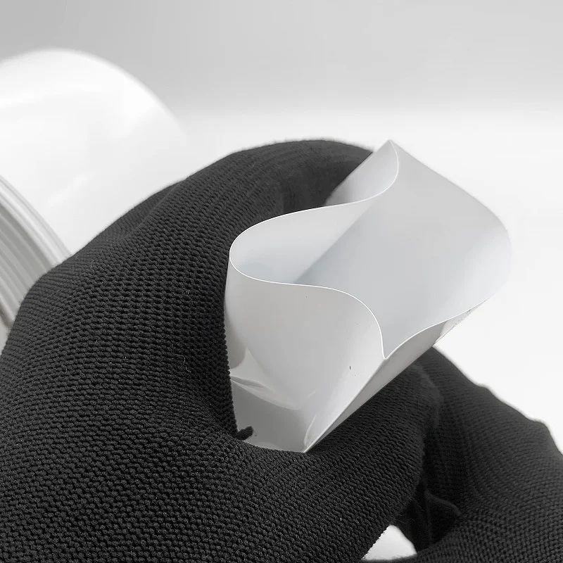 Width 30/50/85/100/110/130/150/160/180/200~300mm White 18650 Battery Encapsulation Sheath PVC Heat Shrink Tube Insulation Film