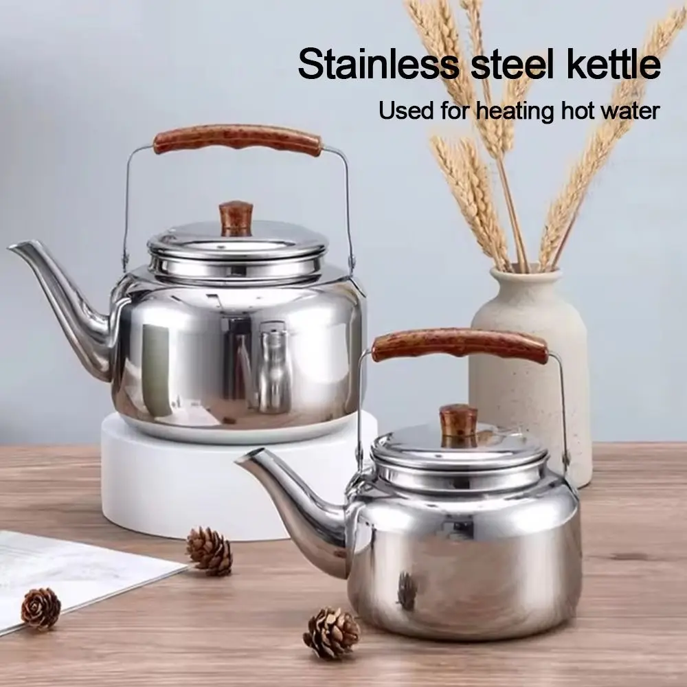 Nuevo Tetera de acero inoxidable de 1L/1,5l/2L, tetera de gran capacidad, hervidores de agua de calentamiento rápido, hervidores para el hogar,