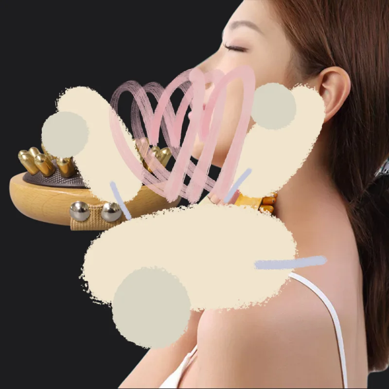 

Массажная расческа для тела Meridians, латунь, медь, сандал, массаж точки, меридианы, гуаша, массажная щетка для кожи головы, расслабляющий массажер, инструмент