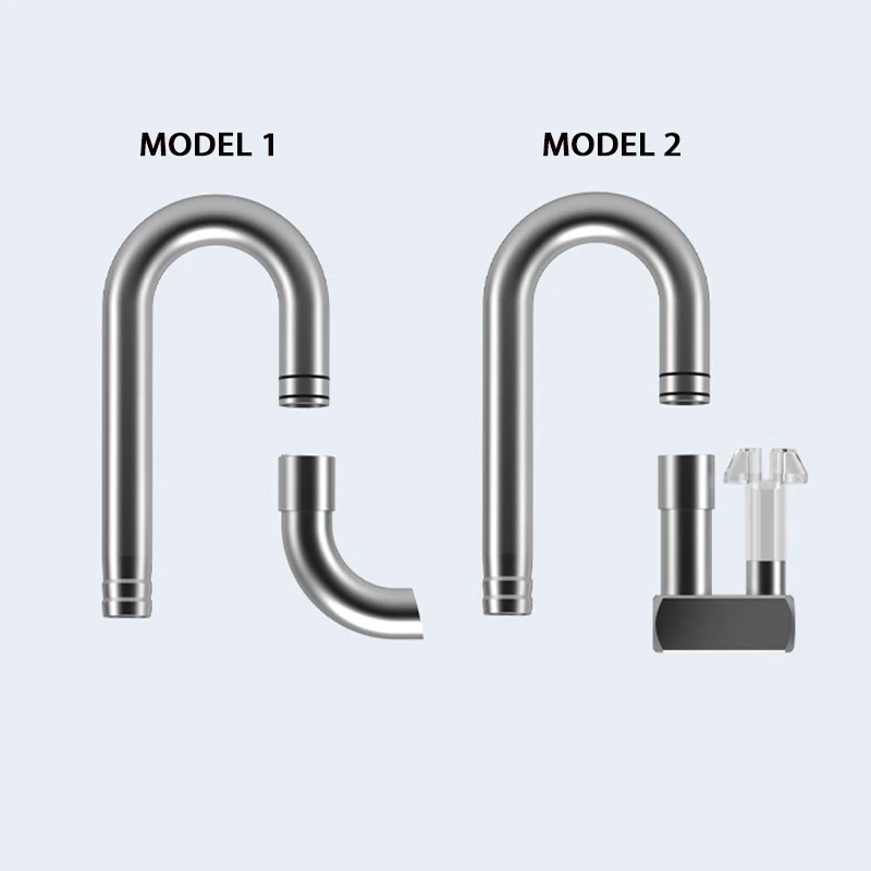 Fish tank inlet and outlet filter stainless steel tube extendable component anti fish and shrimp aquarium filter accessories