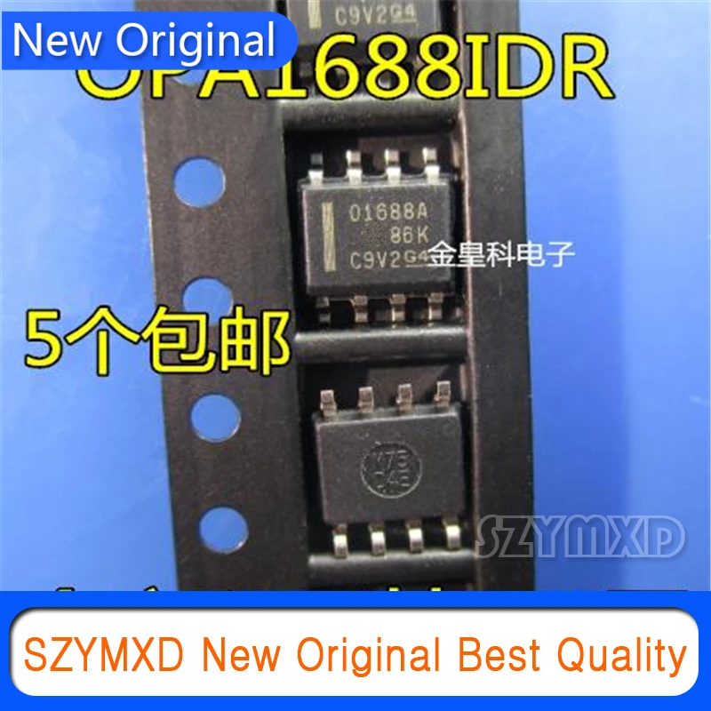 1 Pçs/lote Novo Original OPA1688IDR OPA1688AIDR O1688A SOP-8 amplificação de operação de áudio